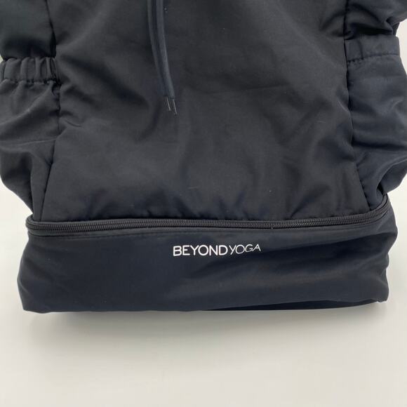Beyond Yoga Black Drawstring Convertible Back Pack main image 2